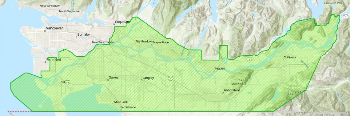 Map of NTT Eligible Regions